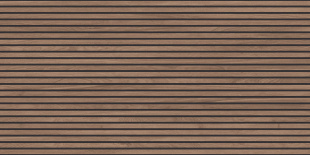 Керамогранит Laparet Wood Canarium Wenge Stripes structure matt carving рект. (60х120)